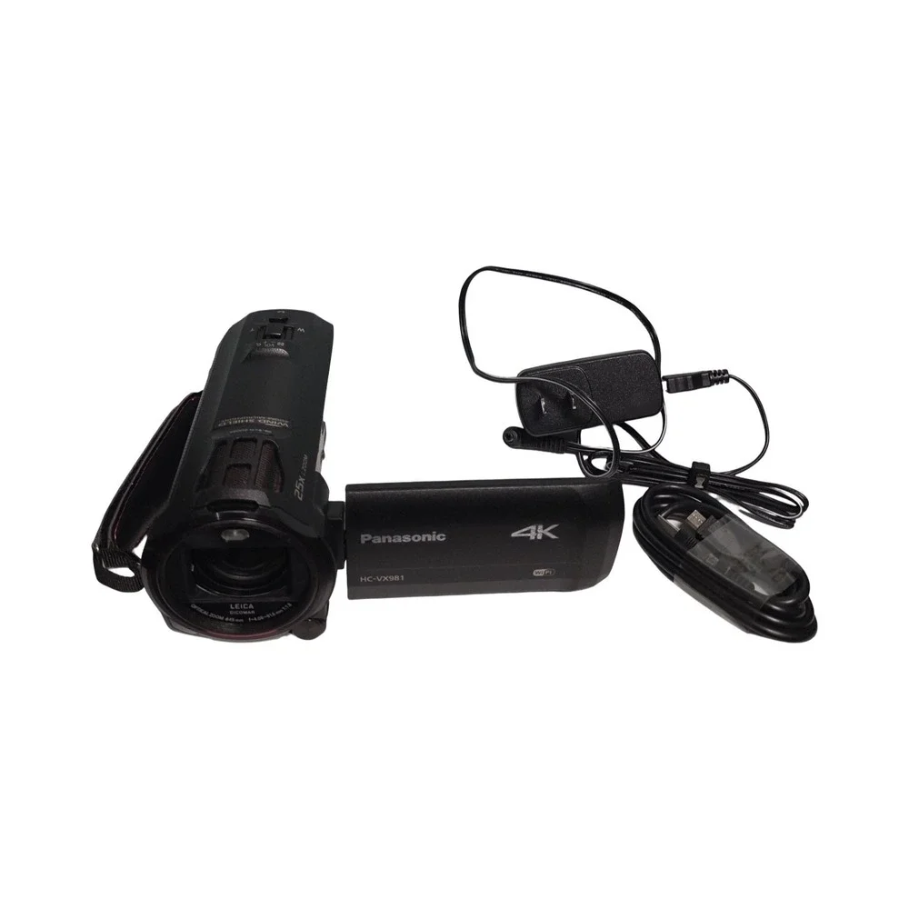 Panasonic HC-VX981K 4K HD Camcorder with 20X LEICA DICOMAR Stabilized Lens